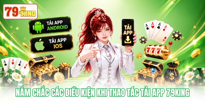 Nắm chắc các điều kiện khi thao tác tải app 79KING Nắm chắc các điều kiện khi thao tác tải app 79KING
